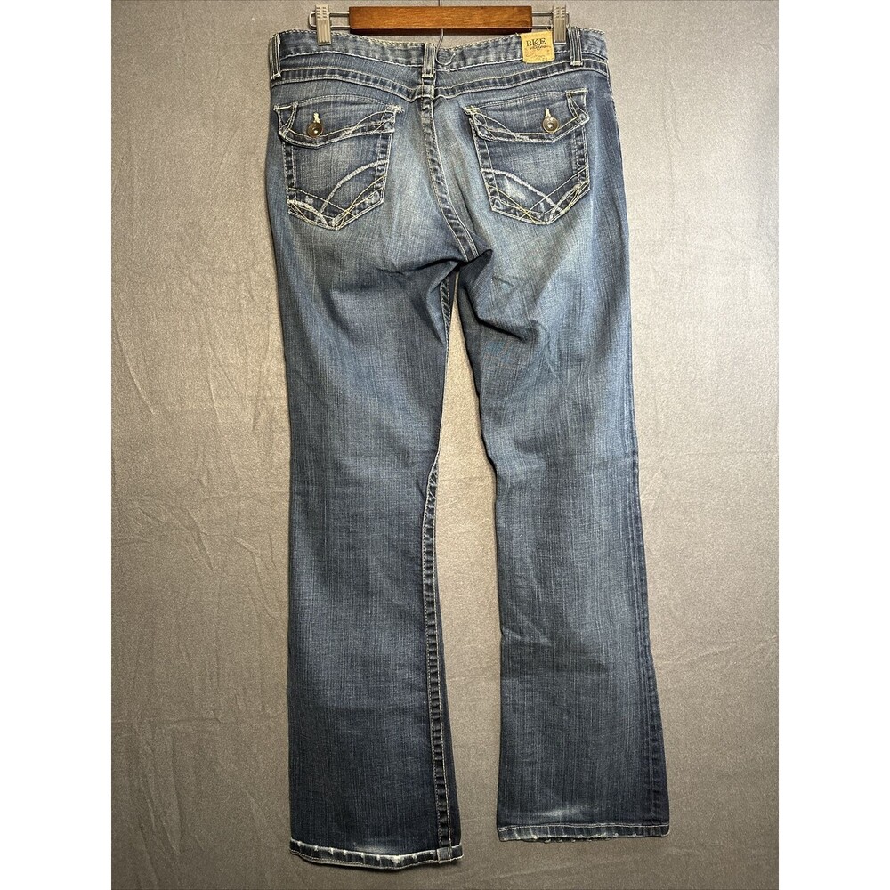 BKE Kate Stretch Boot Cut Med Wash Blue Denim Jeans Women's Size 32x35 1/2